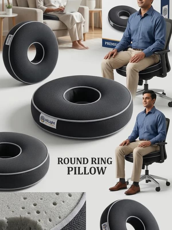Round ring pillow – available at Hi-Light Surgical Equipments, Adambakkam, Chennai