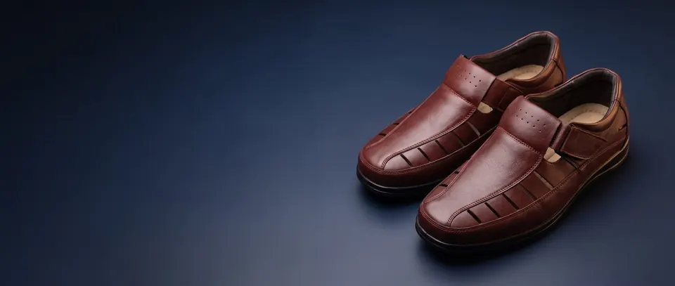 AJM Roman Leather ortho-diabetic shoes