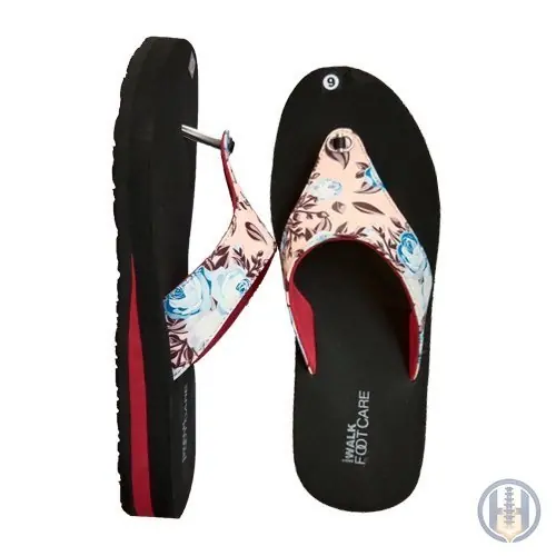 AJL 400 Orthopedic Footwear Flower Design